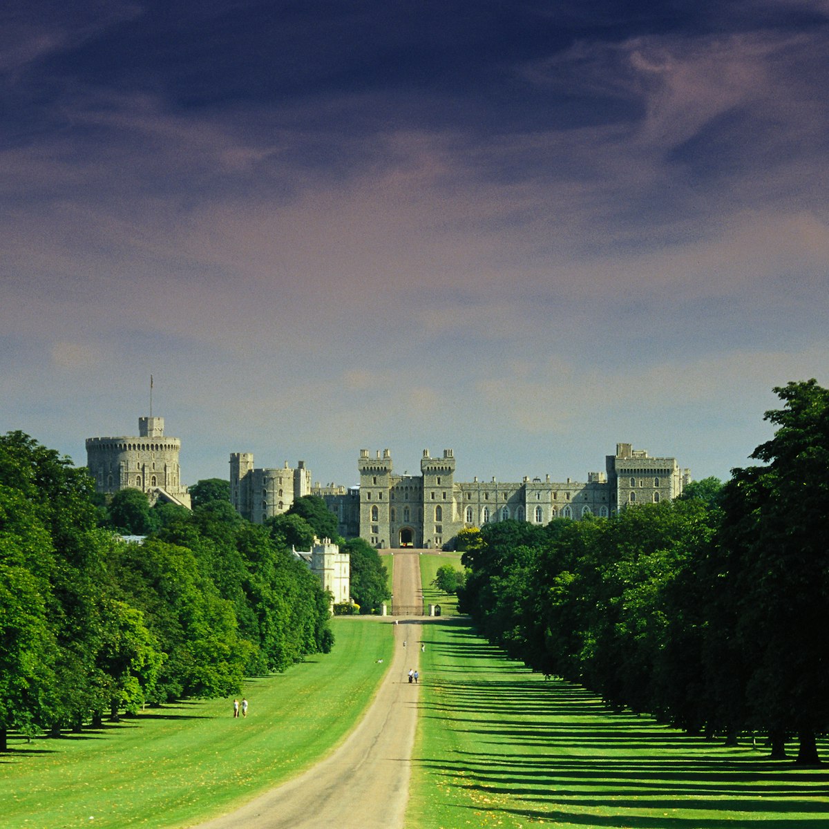 The Long Walk, the pathway leading to Windsor Castle is 2 1/2 miles long.